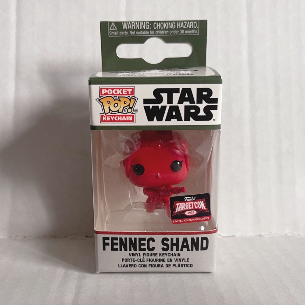 Star Wars Fennec Shand Funko Pocket Pop Keychain Target Exclusive Targetcon 2022